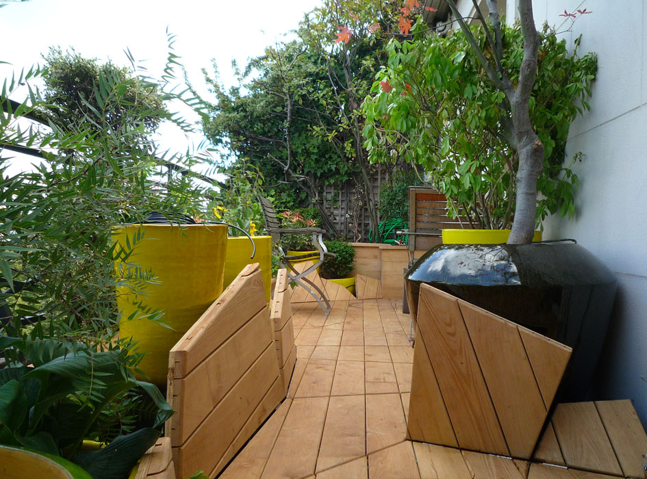 Aménagement d’un balcon à Paris